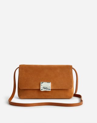 Madewell x AGMES Lennox Bag in Camus tan.