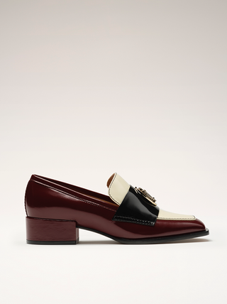 Nono - Moccasins - Burgundy Tricolor