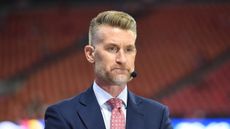 Marty Smith looks on prior to the SEC Championship game in December 2024