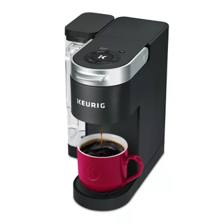 Keurig coffee maker on white background