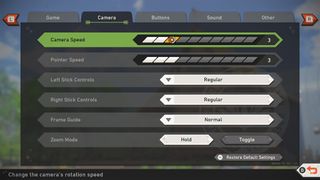 New Pokemon Snap Settings