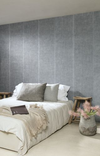 grey bedroom wallpaper ideas