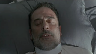 Negan in The Walking Dead.