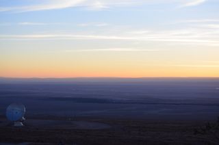 Atacama Desert dusk scene