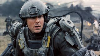 Tom Cruise as Major William Cage in "Edge of Tomorrow" now streaming on Netflix