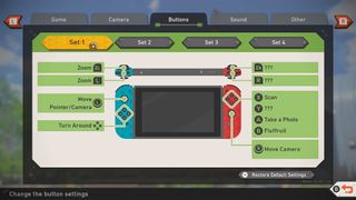 New Pokemon Snap Settings R Button