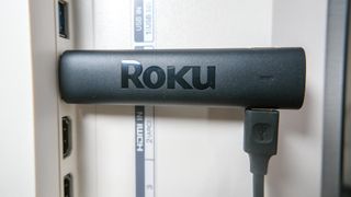 The Roku Streaming Stick 4K Plus, plugged into a TV, is one of the best streaming devices