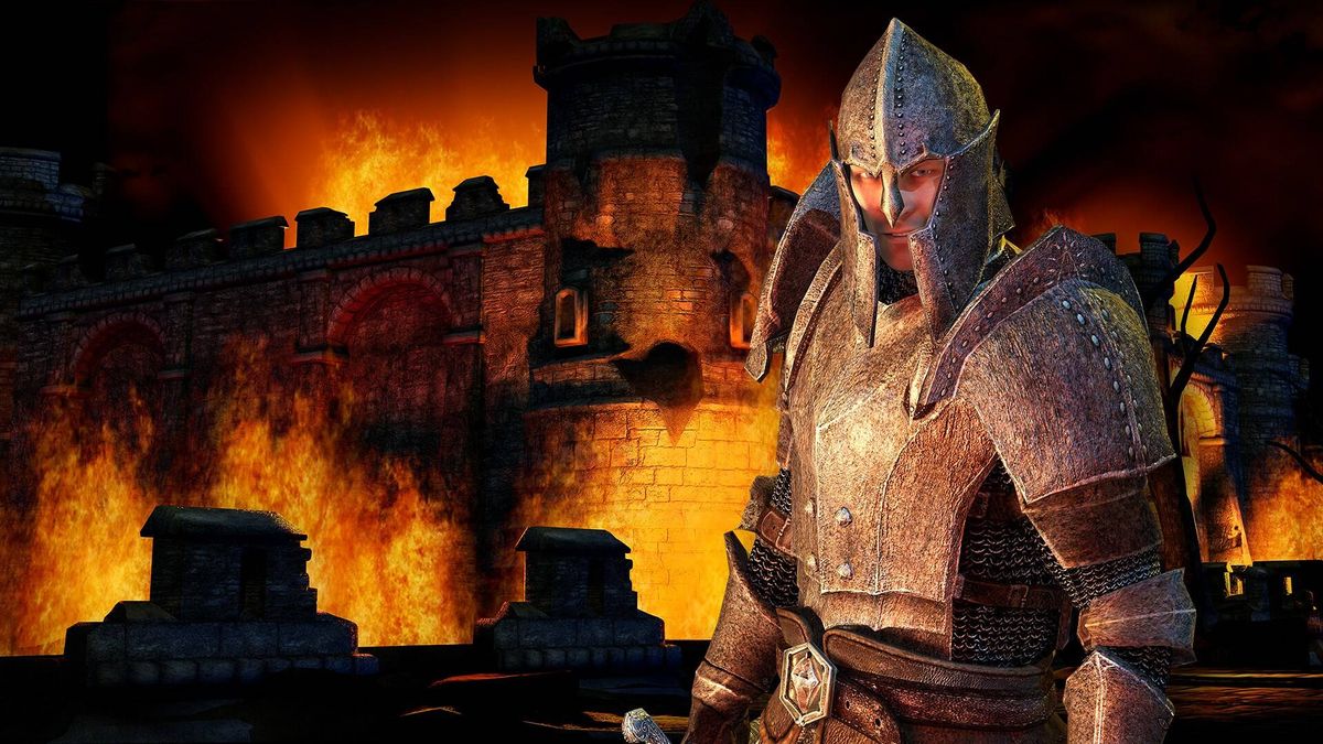 One of the official images for bethesda&#039;s elder scrolls 4 oblivion