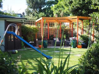 family garden ideas: slide