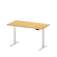 Flexispot E7 standing desk with maple top