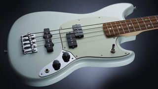 Close up of Mustang bass