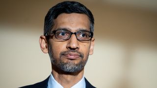 CEO of Alphabet and Google Sundar Pichai in Warsaw, March 2022