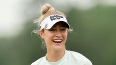 Nelly Korda smiling