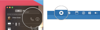 Record a FaceTime call on Mac, showing how to begin your FaceTime call, then click Stop Recording when your call is done