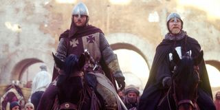 Orlando Bloom and David Thewlis in Kingdom of Heaven