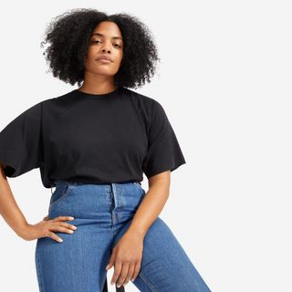 Everlane + The Organic Cotton Boxy Raglan Tee