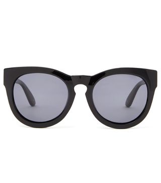 Le Specs + Jealous Games Round Acetate Sunglasses