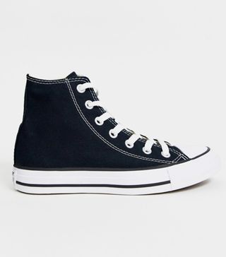 Converse + Chuck Taylor All Star Hi Black Trainers