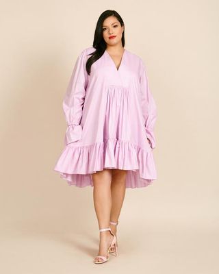 Azeeza + Poplin Thistle Dress