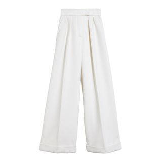 Max Mara + Wool Jersey Trousers