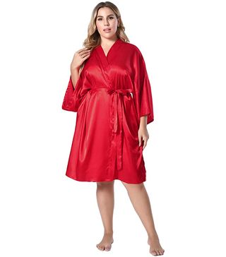 Eplaza + Silky Satin Robe