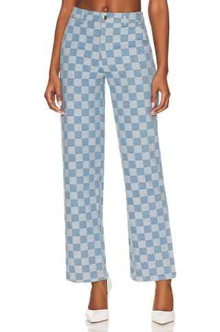 superdown + Jules Checkered Jean