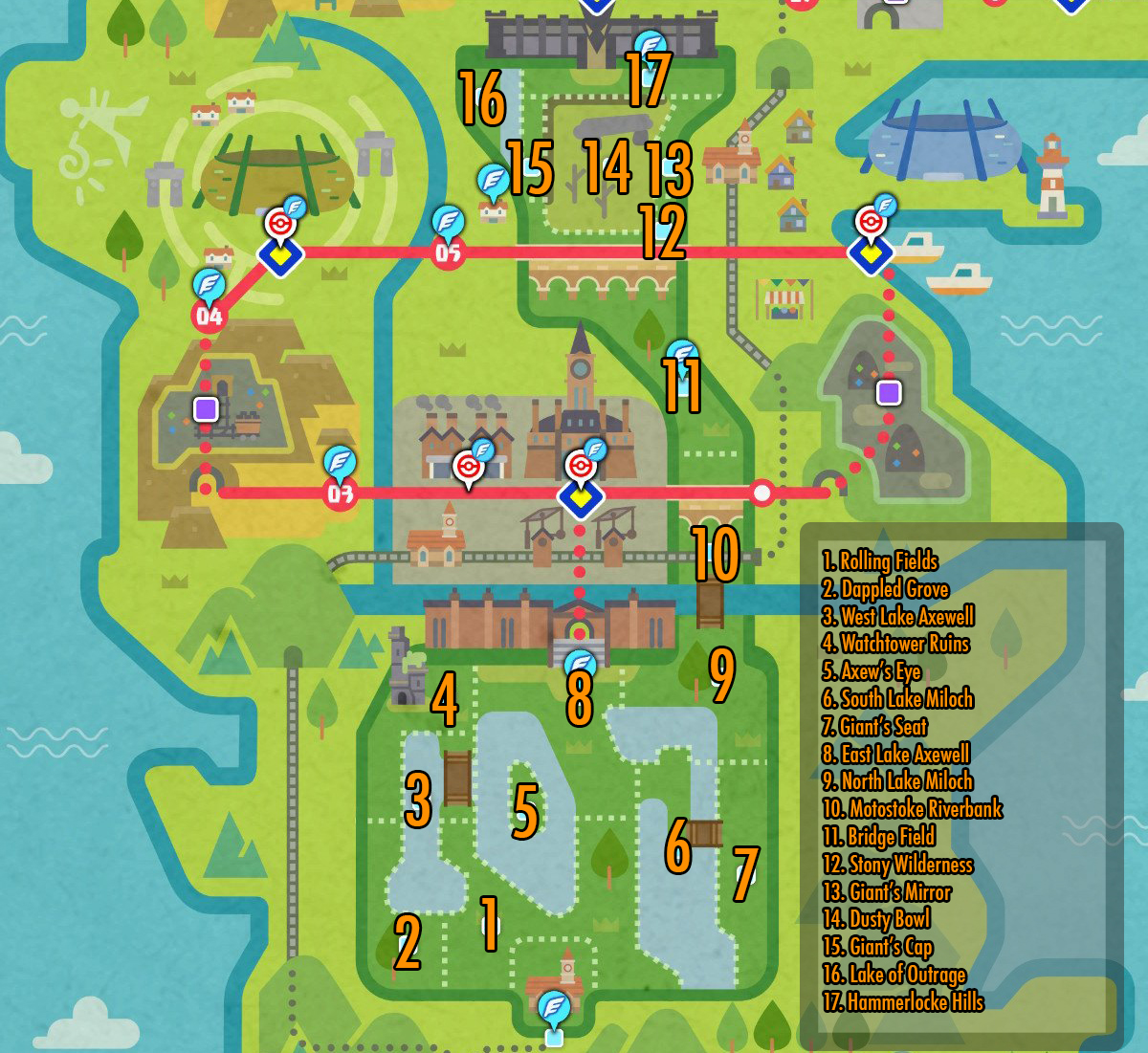 Pokemon Sword And Shield Wild Area Guide Every Pokemon You