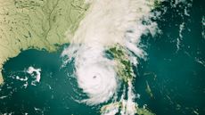 Hurricane Helene cloud map