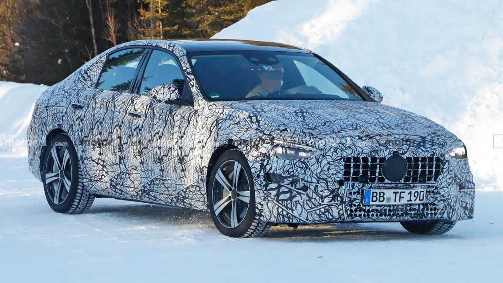 Next Mercedes Amg C Class Sedan Caught For The First Time