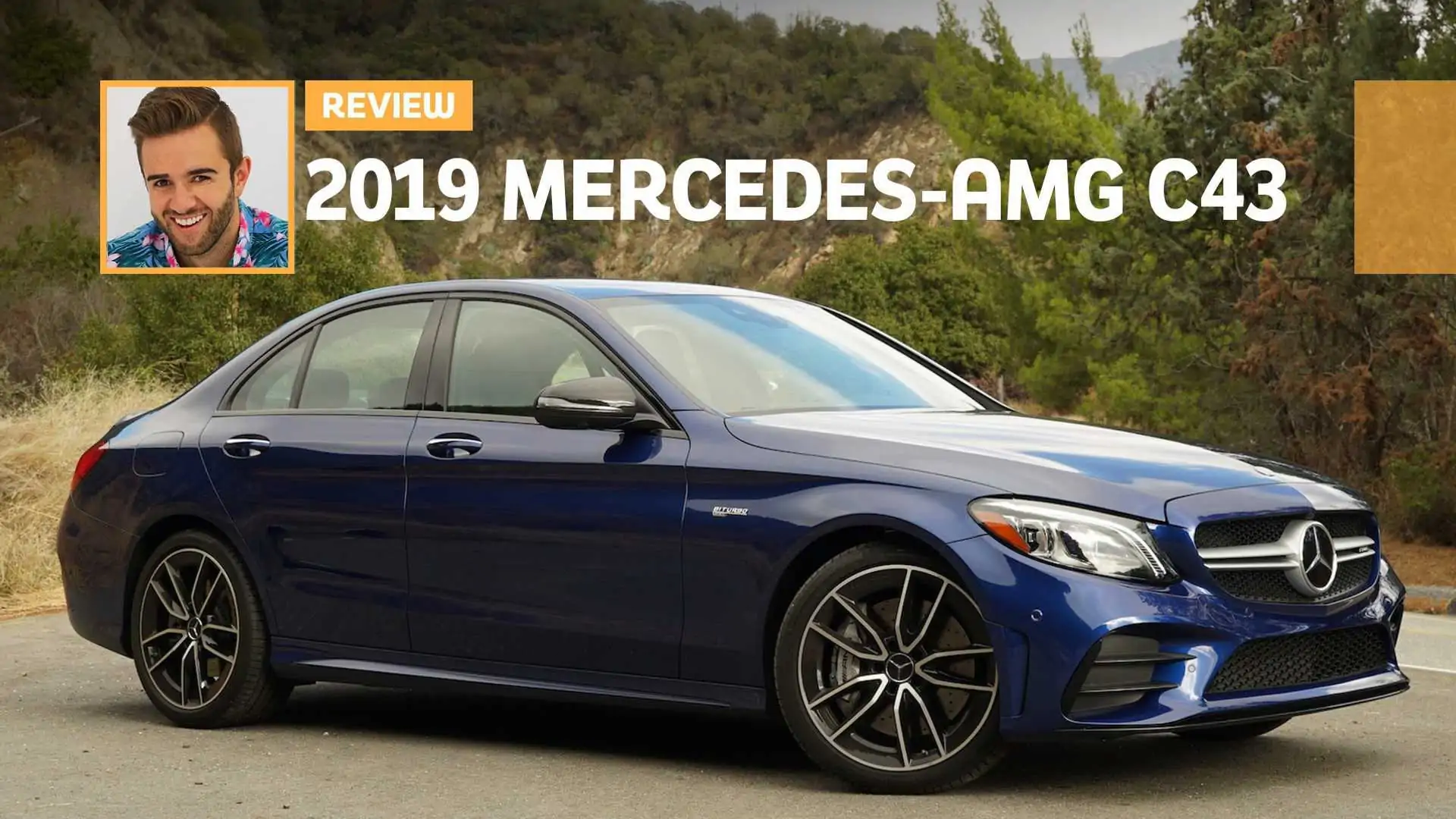 19 Mercedes Amg C43 Review Blue Bombshell