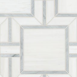 Bianco Dolomite Alana Polished Mosaic Tile Thumb