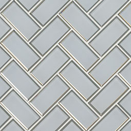 Ice Bevel Herringbone Tile Thumb