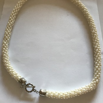 White Beads Necklace