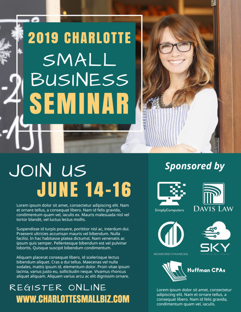 Seminar Flyer Template