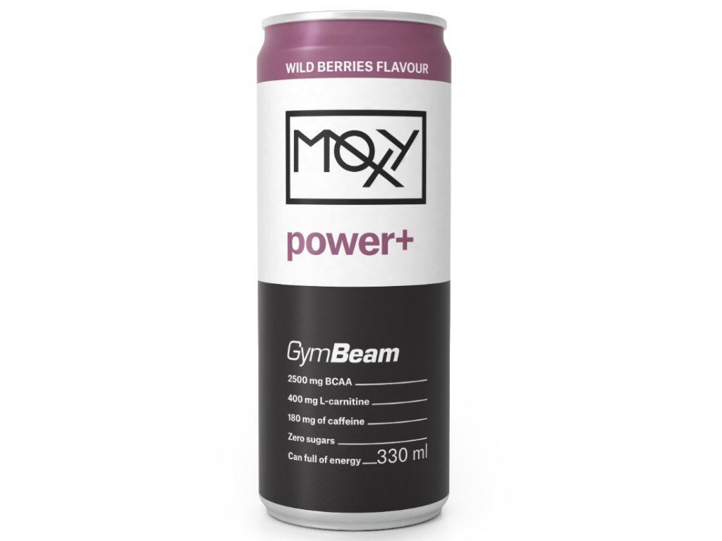 EXP 26.4.2024 Moxy Power+ Energy Drink 330 ml - GymBeam - FUBO