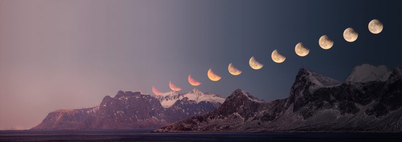 how to create a moon composite and align images