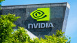 Nvidia logo on headquarters