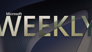 A Microsoft Weekly banner