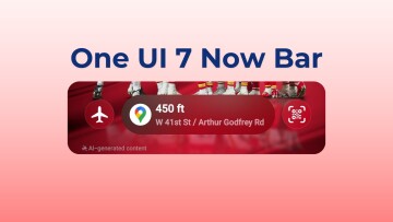 Now Bar One UI 7 Google Maps