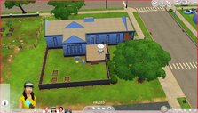 House exterior in Sims 4