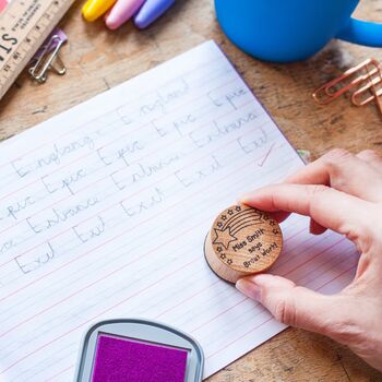 Personalised Shooting Star Teacher Stamp, 3 of 8