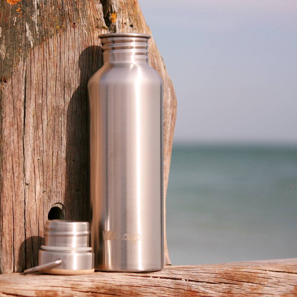 Reusable Sustainable Steel Water Bottle By Global WAKEcup