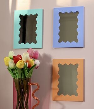 Wavy Frame Mirror, For 7x5” Mirrors, Photos And Prints, 10 of 10