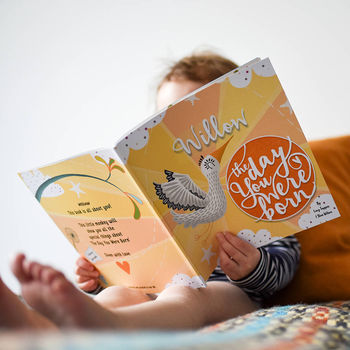 'The Day You Were Born' Personalised New Baby Book, 2 of 12