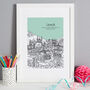 Personalised Graduation Gift City Print, thumbnail 10 of 12