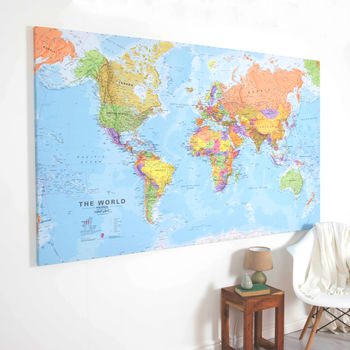 Giant Canvas World Map, 8 of 12