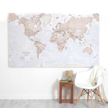 Giant Canvas World Map, 9 of 12