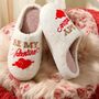 Be My Valentine Plush Cosy Slippers, thumbnail 2 of 5