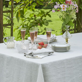 Set Of Grey Linen Napkins, 6 of 11