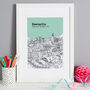 Personalised Graduation Gift City Print, thumbnail 12 of 12